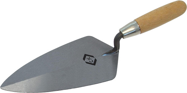 C.K 5270 Brick Trowel Broad Heel Carbon Steel Wood Grip 250mm