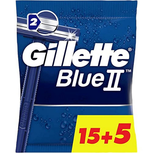 Gillette BlueII Disposable Razors for Men x10