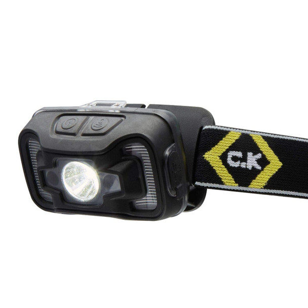 C.K T9613USB USB Rechargeable LED Head Torch,Red