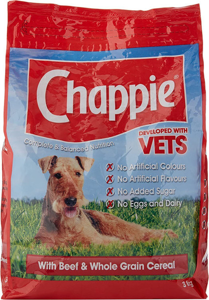Chappie with beef & wholegrain cereal 3kg