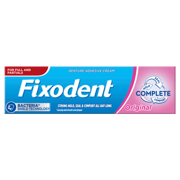 Fixodent Original Denture Adhesive Cream (40ml) - Pack of 2