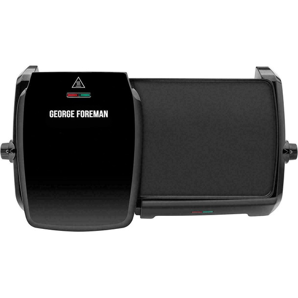 George Foreman Large Variable Temperature Grill & Griddle 23450, Black