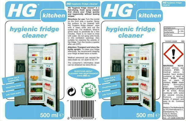 Hygienic Fridge Cleaner 500ml by HG Hagesan