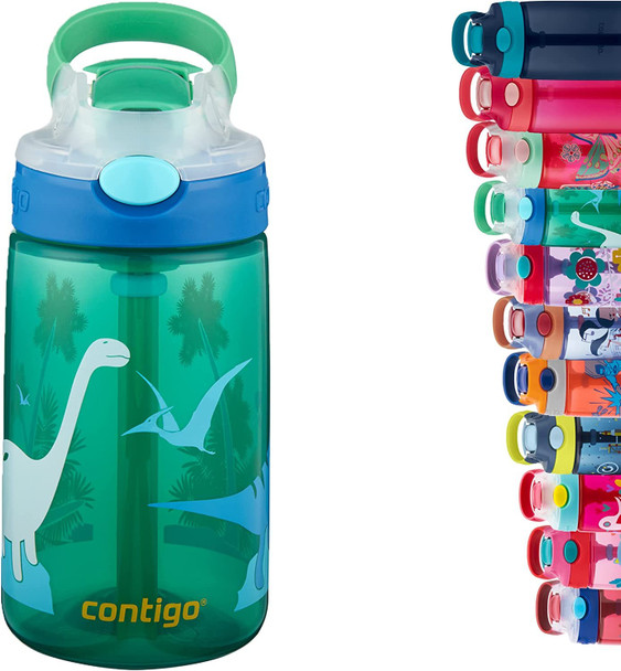 Contigo Gizmo Flip Autospout Kids Water Bottle with Flip Straw