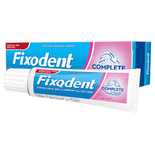 Fixodent Original Denture Adhesive Cream 40g - Pack of 3