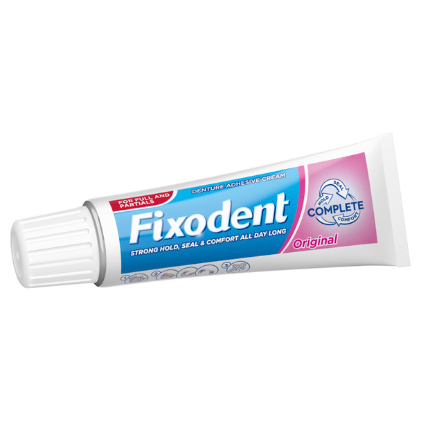 Fixodent Original Denture Adhesive Cream 40g - Pack of 3