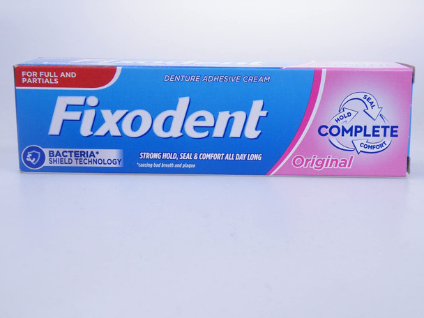 Fixodent Original Denture Adhesive Cream 40g - Pack of 3