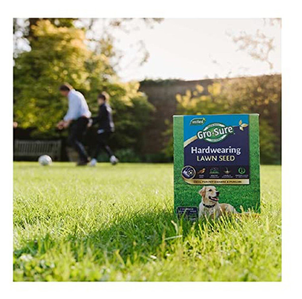 Gro-sure Hardwearing Lawn Seed, 30m2