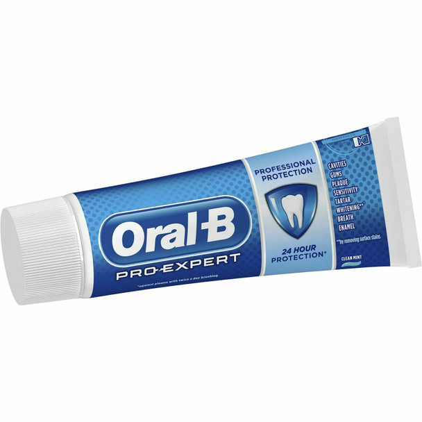 3 x Oral-B Pro Expert Toothpaste Professional Protection Whitening Clean Mint 75ml