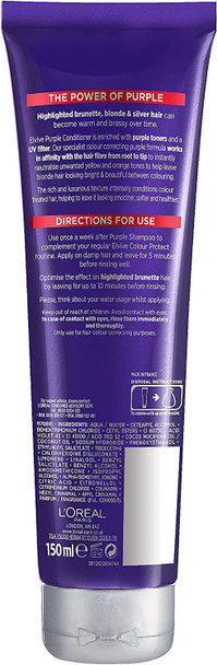 L'Oreal Paris Elvive Colour Protect Anti-Brassiness Purple Shampoo, 200ml