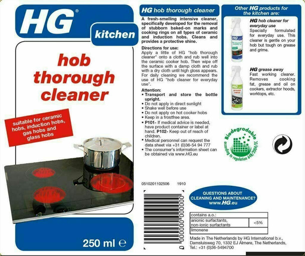 HG hob thorough cleaner 0.25L