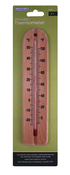 Gardener's Mate 16010 Wall Thermometer, Multi-colour, 1 x 9 x 32 cm