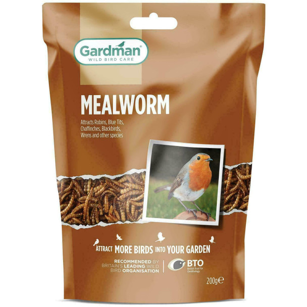 Gardman A04526 100 g Mealworm Pouch - Multi-Colour