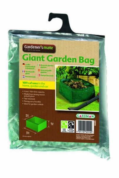 Gardman Unknown Large Garden Bag, Green, 33 x 26 x 2 cm