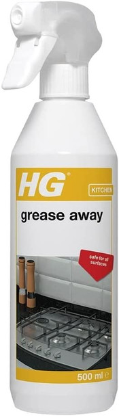 2 x HG Grease Away 500 ml – is a Grease Remover Kitchen Cleaning Product which Works on All Surfaces