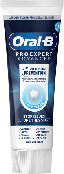 Oral B Pro Expert Advanced Science Deep Clean Toothpaste 75ml