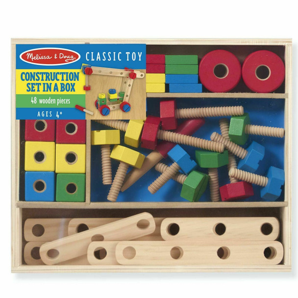 Melissa & Doug Construction Set in a Box Pretend Play Developmental Toy 3+ Gift for Boy or Girl