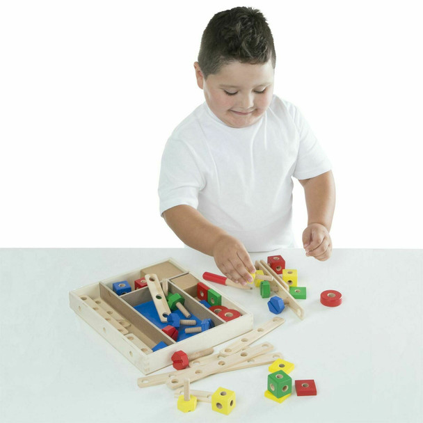 Melissa & Doug Construction Set in a Box Pretend Play Developmental Toy 3+ Gift for Boy or Girl