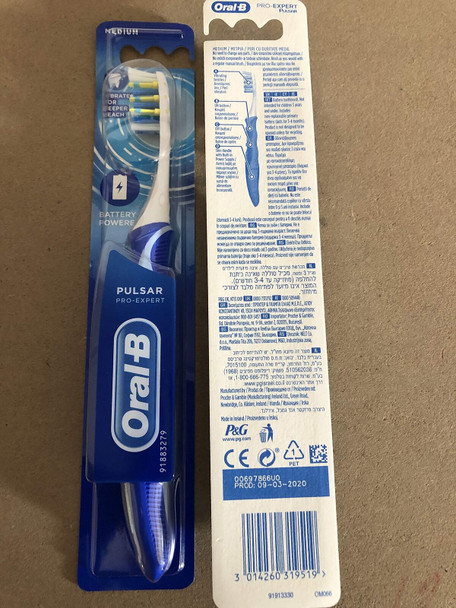 Oral-B Pro Expert Pulsar 35 Toothbrush Medium Pack of 3