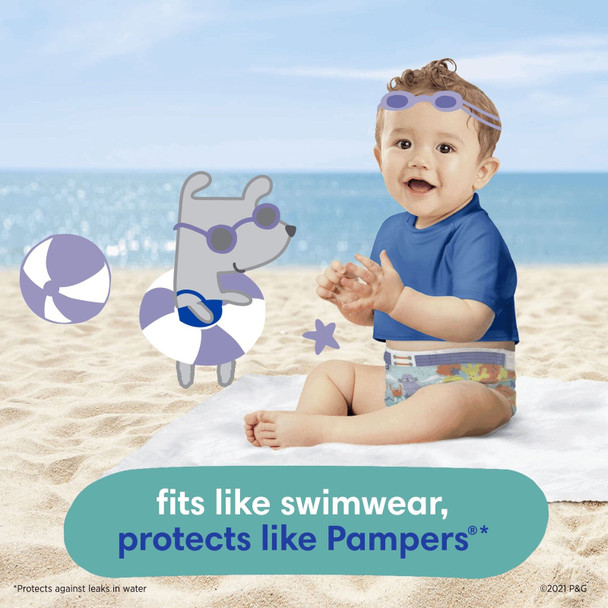 Pampers Splashers Disposable Swim Pants, Pack of 11