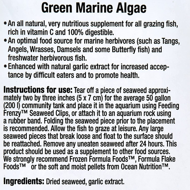 Ocean Nutrition Salt Creek Green Marine Algae .4 oz