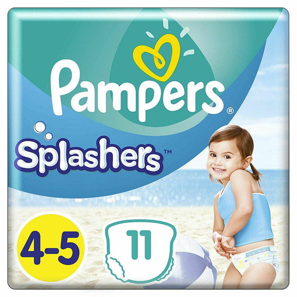 Pampers Size 4 Splashers Baby Nappy Swim Pants