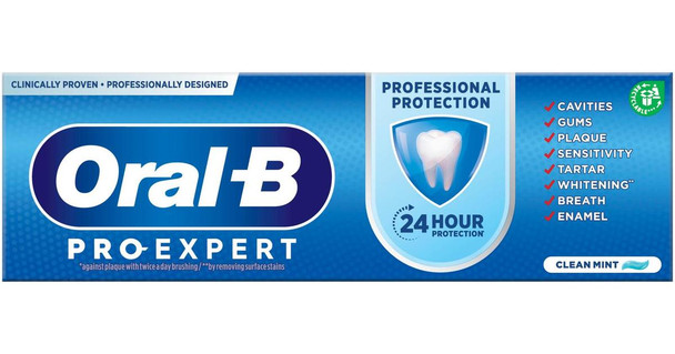 Oral-B Pro Expert Professional Protection Toothpaste - Clean Mint 75Ml - Pack of 2