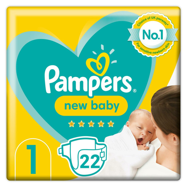 Pampers New Baby Size 1, 22-count
