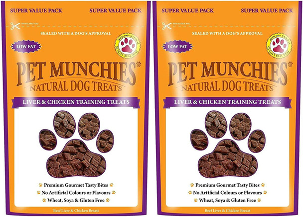 2XTraining Treats Liver and Chicken, 150 g