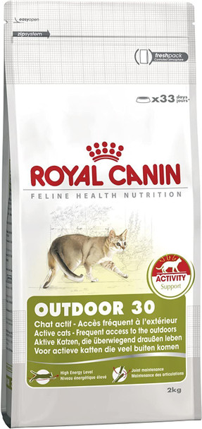 Royal Canin Cat Food Outdoor 30 Dry Mix 400 g (Pack of 4)