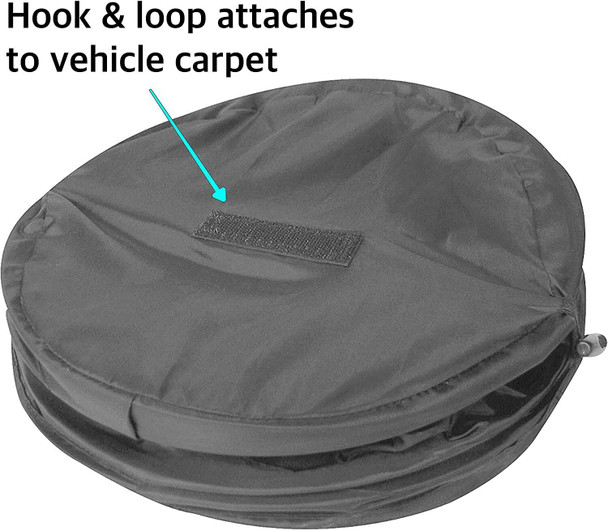 Sakura Universal Pop Up Tidy Bin with Strong Hook & Loop Pad For All Vehicles