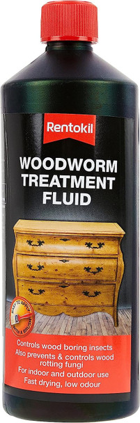 Rentokil Woodworm Treatment 1 litre - PWT100