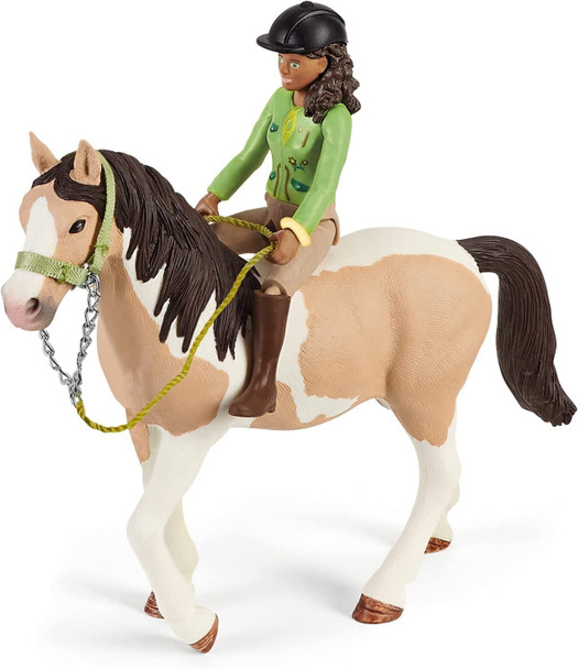 SCHLEICH 42533n Horse Club Sarah's Camping Adventure Horse Club Toy Playset for children aged 5-12 Years