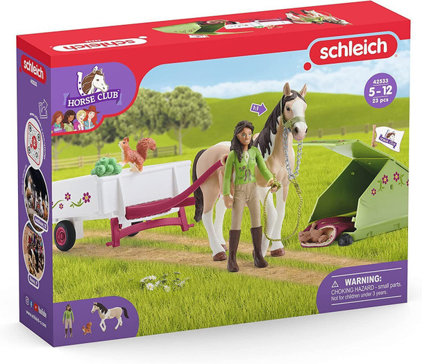 SCHLEICH 42533n Horse Club Sarah's Camping Adventure Horse Club Toy Playset for children aged 5-12 Years