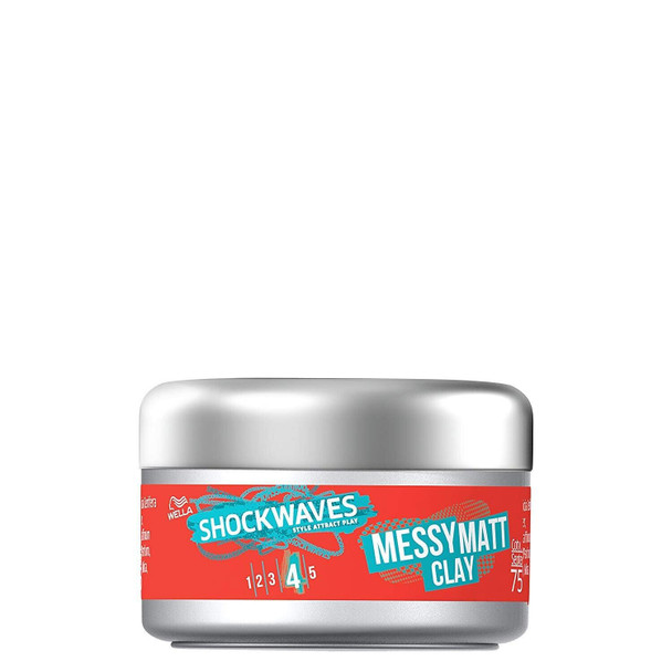 Wella Shockwaves Ultimate Effects Texture Go Matte Clay (75ml)