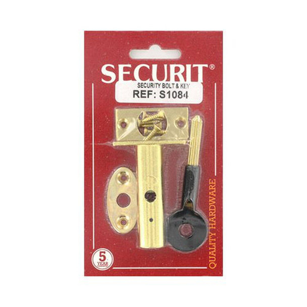 Securit 549212 SEC Bolt and Key BP S1084, Gold