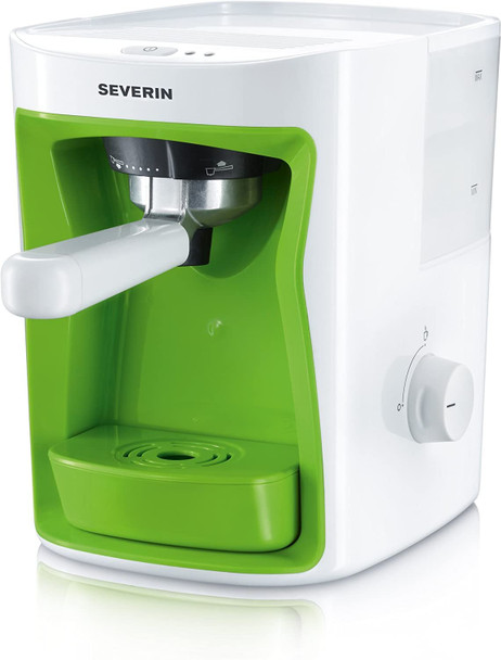 Severin Espresso Coffee Maker, 1250 Watt, White/Green