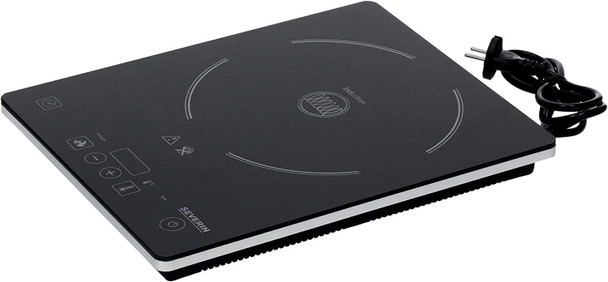 Severin KP 1071 Induction Hob Fast Heating & Energy Saving 2000 W, Black