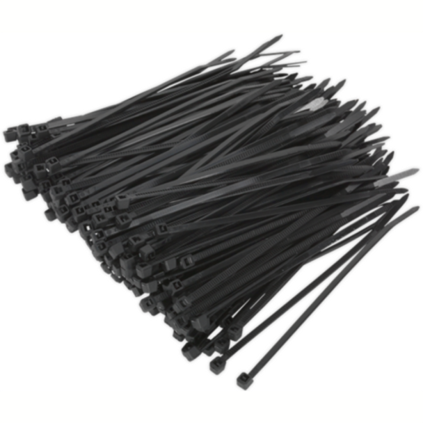 Sealey CT10025P200 Cable Tie 100 x 2.5mm Black Pack of 200