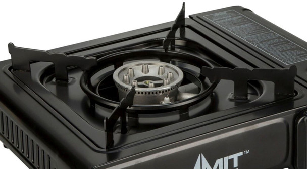 Summit Portable Gas Camping Stove Cooker Single Burner Cooking Hob In Carry Case 1.9Kw (651046)