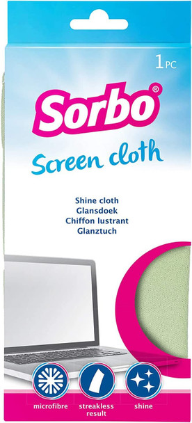 Sorbo 2-in-1 Microfibre Kitchen Cloth, Multi, 1 x 10 x 25.5 cm