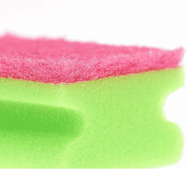 Sorbo Multi Colour Microfibre Scouring Sponges Set of 6 Pieces (Pack of 2)