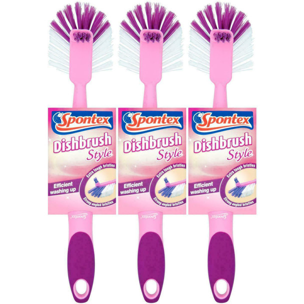 Spontex Style Dishbrush (Pack of 3)