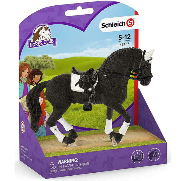 Schleich 42457 Horse Club Frisian Stallion Riding Tournament,Black