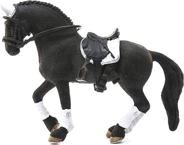 Schleich 42457 Horse Club Frisian Stallion Riding Tournament,Black