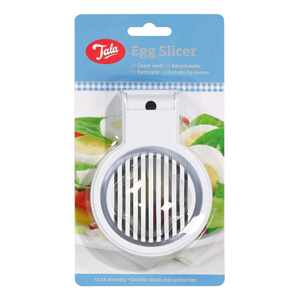 Tala 10A07203 Egg Slicer, Perfect for Sandwiches and Salads,White