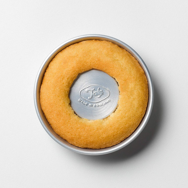 Tala Performance Silver Anodised 10cm / 4" Mini Savarin, Robust Aluminium, Made in England, Superior Even Heat Distribution, Easy Release, Fridge and Freezer Safe