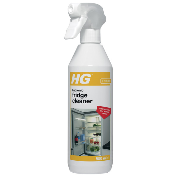 HG Hygienic Fridge Cleaner, Interior Refrigerator Cleanser & Odour Neutraliser, for Streak Free Shine with No Residue – 500ml Spray (335050106)