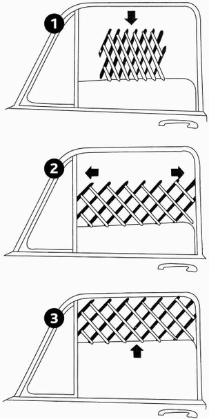 Trixie Valveation Lattice for Cars, 30 x 110 cm