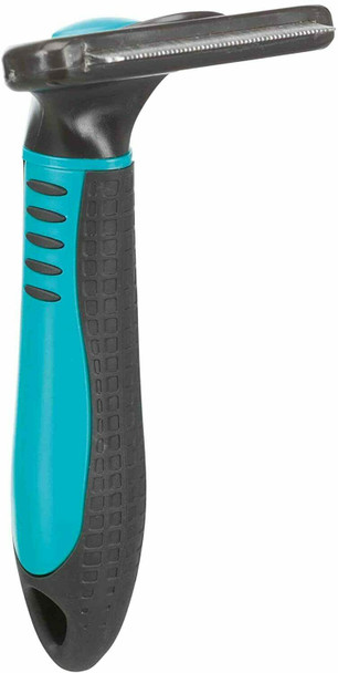 TRIXIE Pet Deshedding and Grooming Tool for Cats and Dogs 2.8 x 5.9 in. (7 x 15 cm)